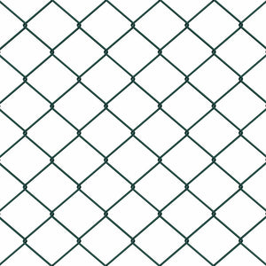 Recinzione a maglie con posti Verde 0.4 x 10 m Acciaio 3351066