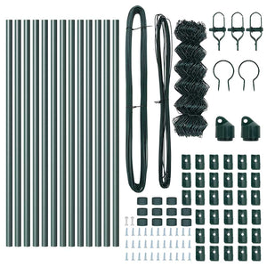 Recinzione a maglie con posti Verde 0.4 x 25 m Acciaio 3351082