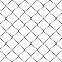 Recinzione a maglie con posti Grigio 1 x 10 m Acciaio 3351097