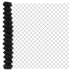 Recinzione a maglie con posti Grigio 1.6 x 10 m Acciaio 3351101