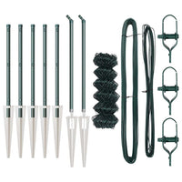 Recinzione a maglie con posti Verde 0.6 x 10 m Acciaio 3351147