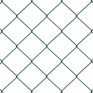 Recinzione a maglie con posti Verde 1.4 x 10 m Acciaio 3351159