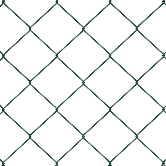 Recinzione a maglie con posti Verde 0.6 x 25 m Acciaio 3351167