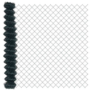Recinzione a maglie con posti Verde 1.5 x 25 m Acciaio 3351172