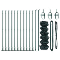 Recinzione a maglie con posti Verde 0.6 x 25 m Acciaio 3351247