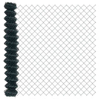 Recinzione a maglie con posti Verde 1.5 x 25 m Acciaio 3351252