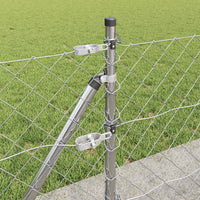 Recinzione a maglie con posti Argento 0.6 x 10 m Acciaio 3351291