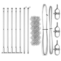 Recinzione a maglie con posti Argento 0.6 x 10 m Acciaio 3351291