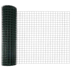 Recinzione con pali. Verde 1.2 x 10 m Acciaio 3350275