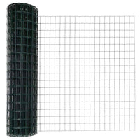 Recinzione con pali. Verde 1.2 x 10 m Acciaio 3350283