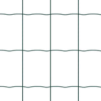 Recinzione con pali. Verde 0.8 x 25 m Acciaio 3350328