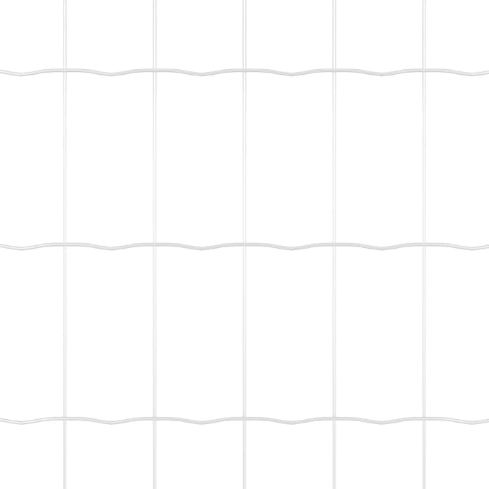 Recinzione con pali. Argento 0.8 x 10 m Acciaio 3350469