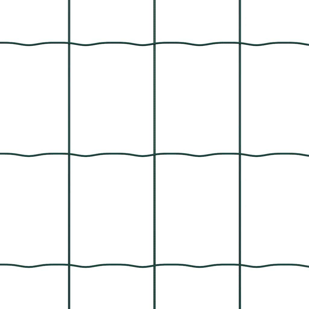 Recinzione con pali. Verde 0.4 x 50 m Acciaio 3350607