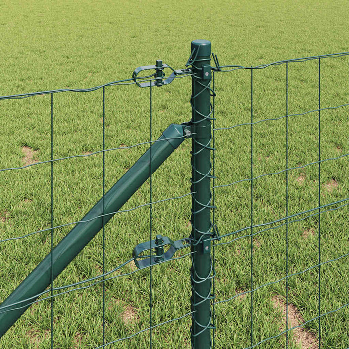 Recinzione con pali. Verde 0.4 x 50 m Acciaio 3350607