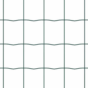 Recinzione con pali. Verde 0.8 x 25 m Acciaio 3350621