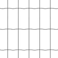 Recinzione con pali. Grigio 1.2 x 10 m Acciaio 3350646