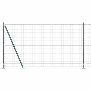 Recinzione con pali. Verde 1.2 x 10 m Acciaio 3350880