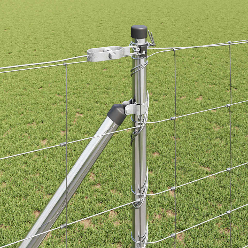 Recinzione da campo Argento 25 x 1,2 m Acciaio zincato 3351427