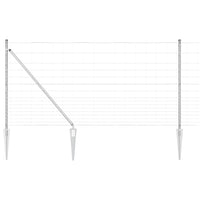 Recinzione da campo Argento 25 x 1,2 m Acciaio zincato 3351429