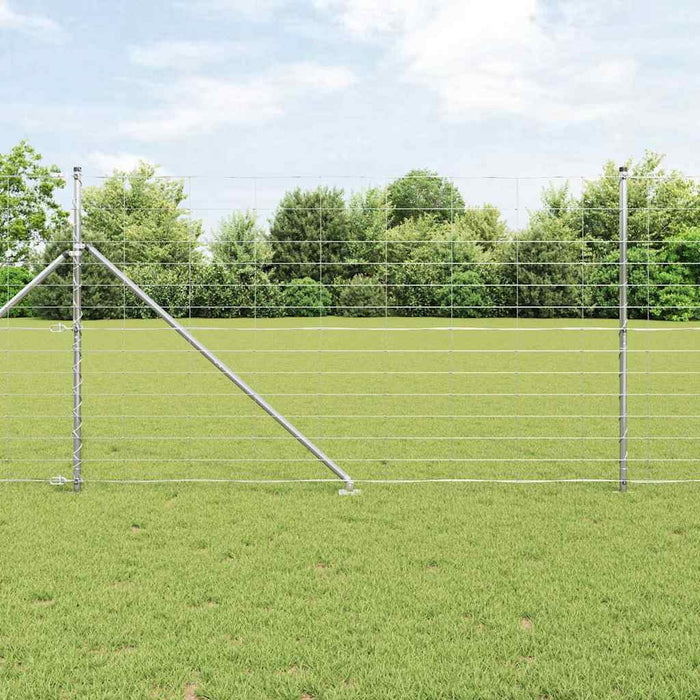 Recinzione da campo Argento 25 x 1.4 m Acciaio zincato 3351434