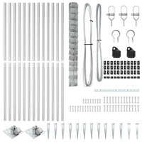 Recinzione da campo Argento 25 x 1.4 m Acciaio zincato 3351434