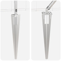 Recinzione da campo Argento 25 x 1.5 m Acciaio zincato 3351438