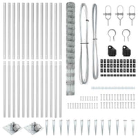 Recinzione da campo Argento 25 x 1.6 m Acciaio zincato 3351440