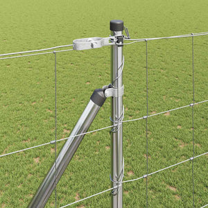 Recinzione da campo Argento 25 x 1.6 m Acciaio zincato 3351441