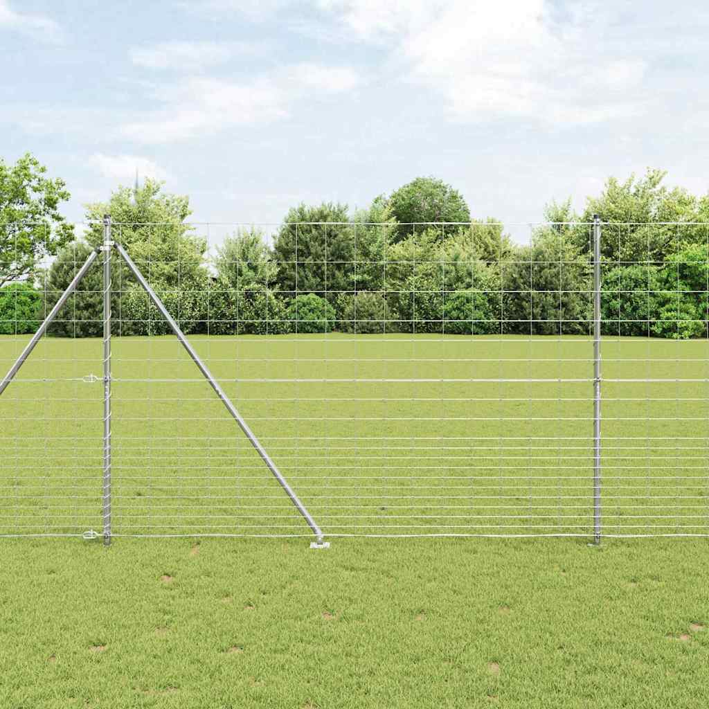 Recinzione da campo Argento 25 x 1.6 m Acciaio zincato 3351441