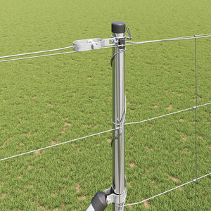 Recinzione da campo Argento 50 x 1.5 m Acciaio zincato 3351464