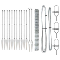 Recinzione da campo Argento 50 x 1.5 m Acciaio zincato 3351464