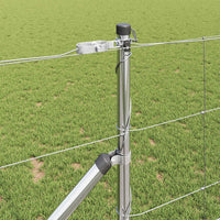 Recinzione da campo Argento 100 x 1 m Acciaio zincato 3351471