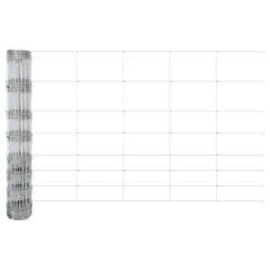 Recinzione da campo Argento 100 x 1 m Acciaio zincato 3351471
