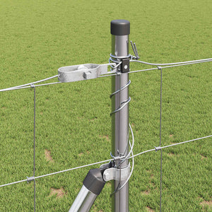 Recinzione da campo Argento 25 x 1,2 m Acciaio zincato 3351510