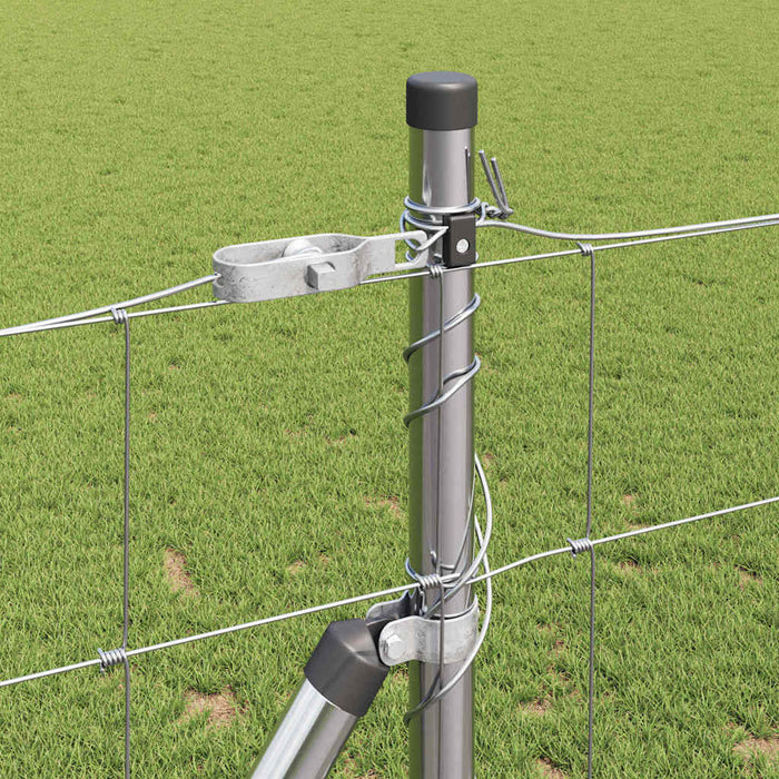 Recinzione da campo Argento 25 x 1,2 m Acciaio zincato 3351510