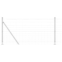 Recinzione da campo Argento 25 x 1,2 m Acciaio zincato 3351510