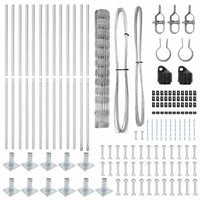Recinzione da campo Argento 25 x 1,2 m Acciaio zincato 3351510