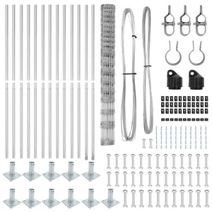 Recinzione da campo Argento 25 x 1.5 m Acciaio zincato 3351520