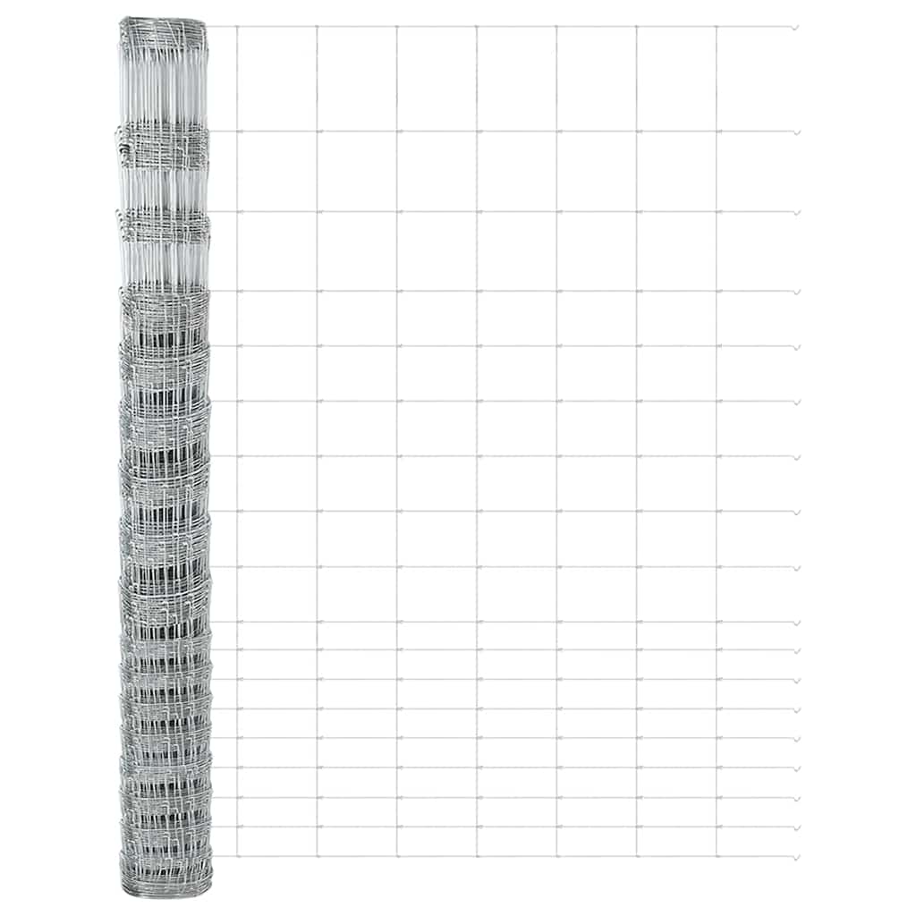 Recinzione da campo Argento 25 x 1.5 m Acciaio zincato 3351520