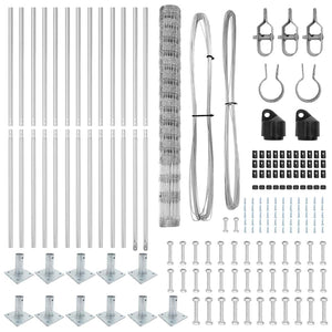 Recinzione da campo Argento 25 x 1.6 m Acciaio zincato 3351523