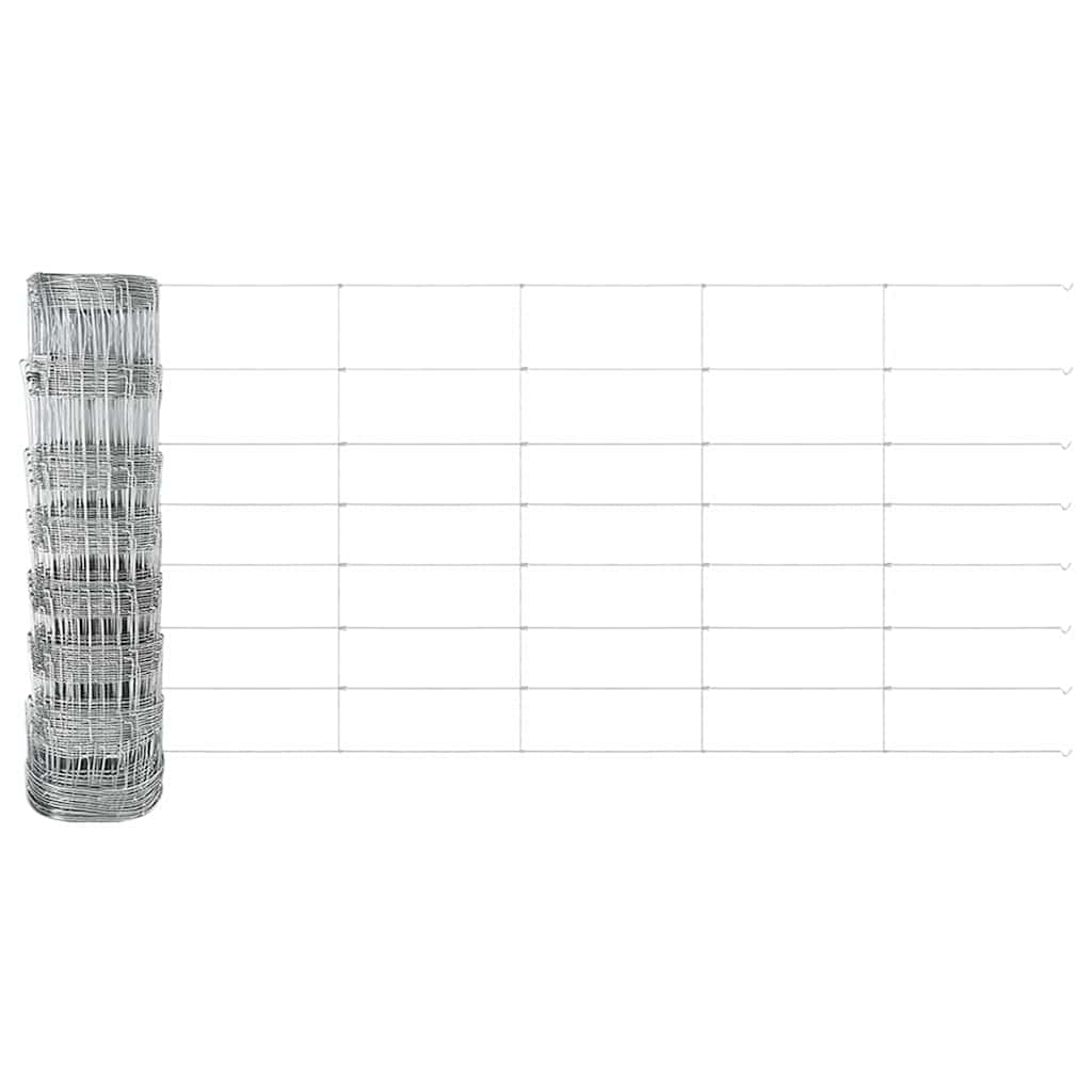 Recinzione da campo Argento 100 x 0.8 m Acciaio zincato 3351553