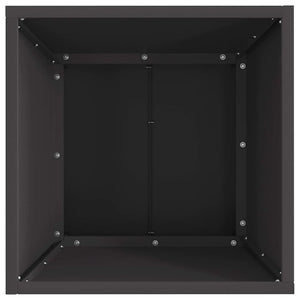 Focolare Nero 40 x 40 x 35 cm Acciaio 858908