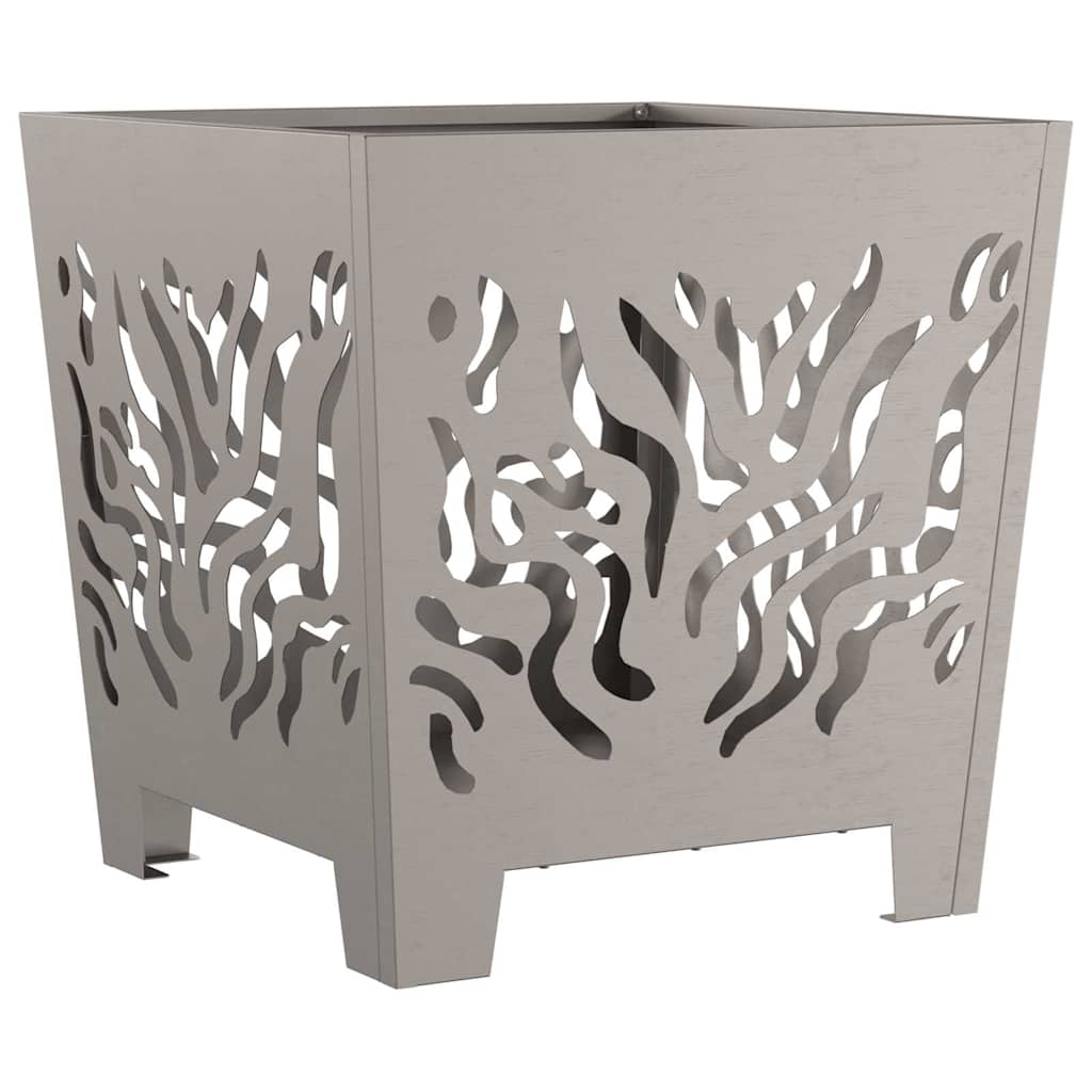 Focolare Marrone 40 x 40 x 40 cm acciaio corten 858913