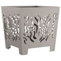 Focolare Marrone 40 x 40 x 40 cm acciaio corten 858913