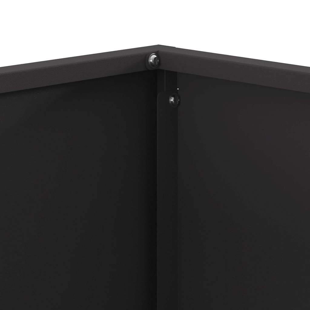 Focolare Nero 60 x 60 x 40 cm Acciaio laminato a freddo 858914