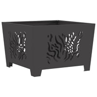 Focolare Nero 60 x 60 x 40 cm Acciaio laminato a freddo 858914