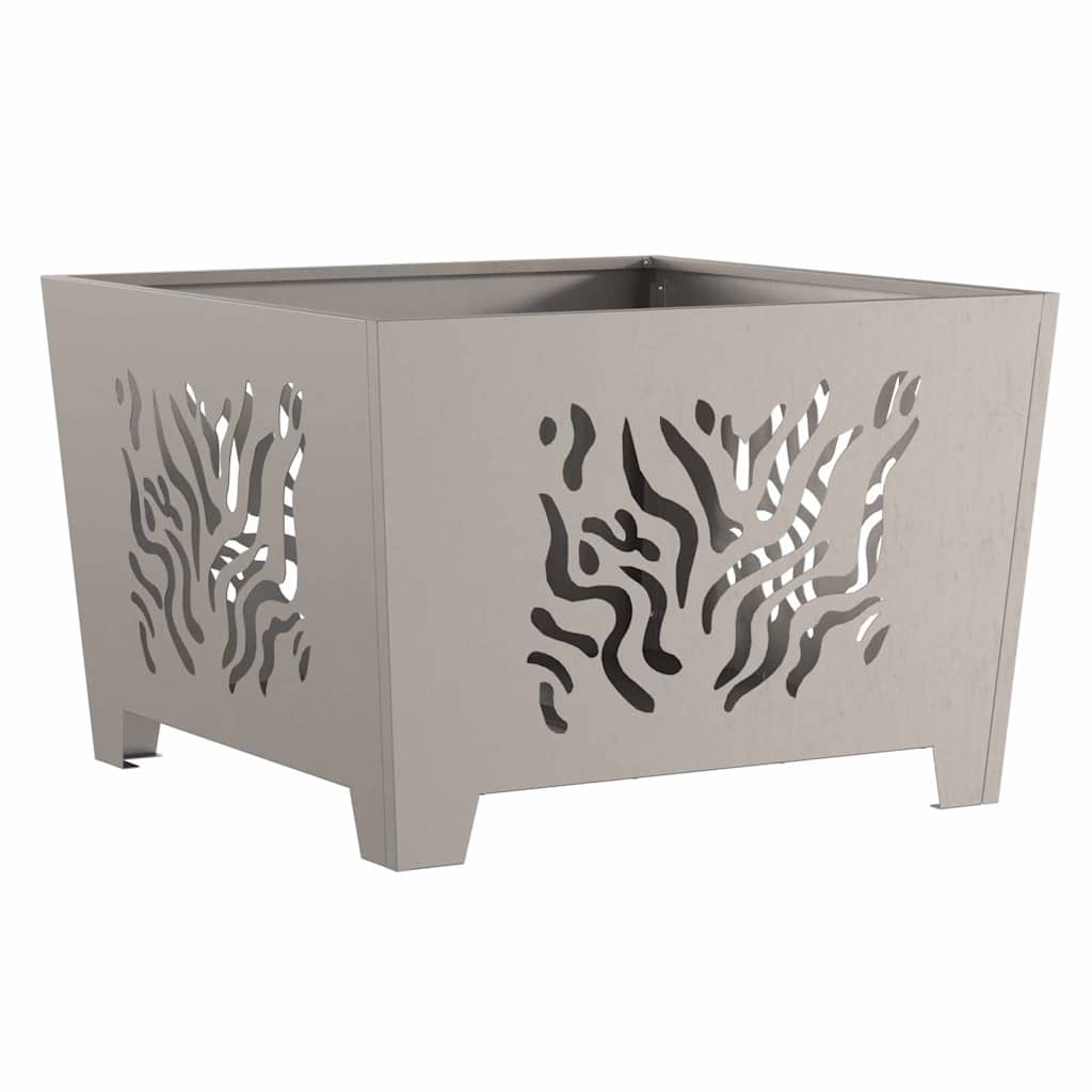 Focolare Marrone 60 x 60 x 40 cm acciaio corten 858915