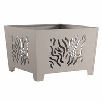 Focolare Marrone 60 x 60 x 40 cm acciaio corten 858915