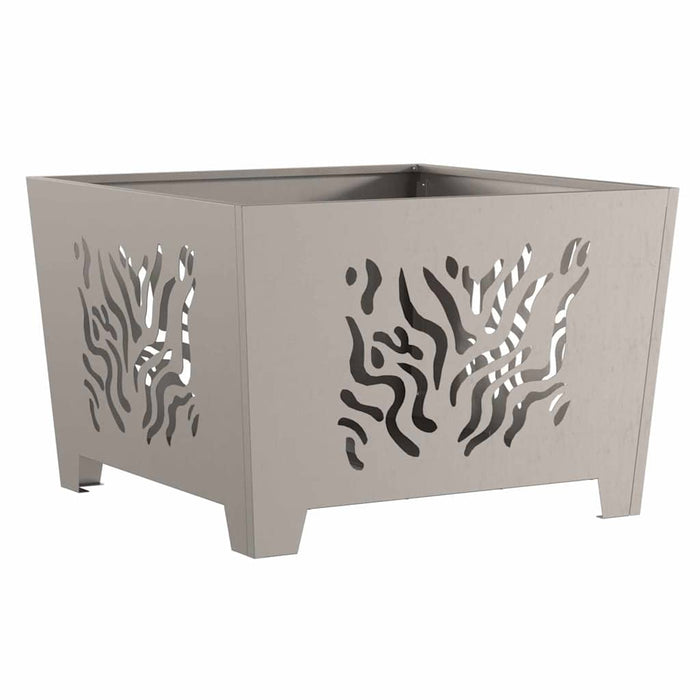 Focolare Marrone 60 x 60 x 40 cm acciaio corten 858915