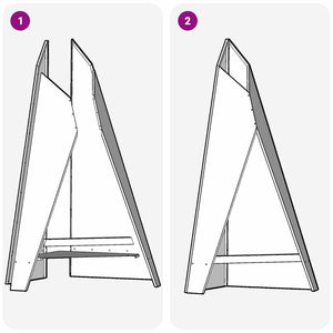 Focolare Marrone 58 x 40 x 100 cm acciaio corten 858917